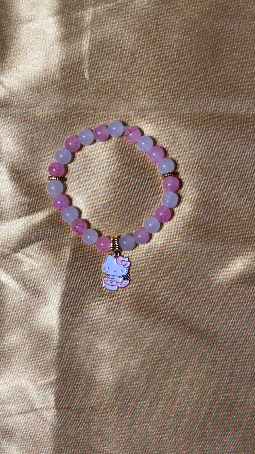 Baby Pink Kitty Bracelet